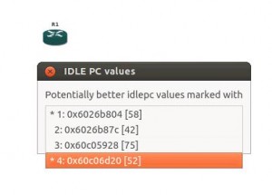 gns3 idle pc values
